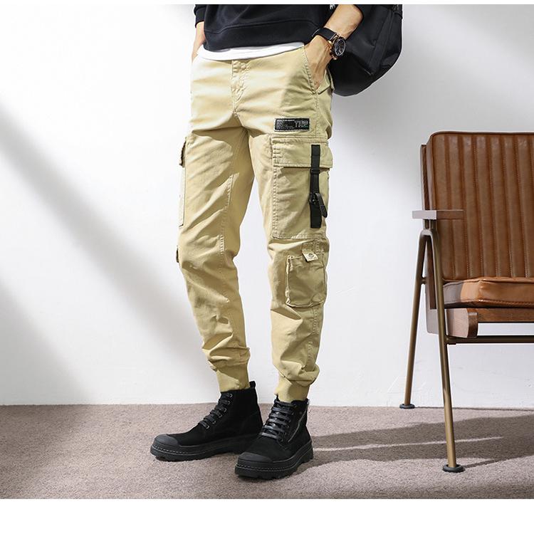 テーパードパンツ ジョガーパンツ メンズ カーゴパンツ ワンポイント多ポケット ワークパンツ ストリート おしゃれ きれいめ 作業着 秋冬 ボトムス | ホームアイホーム | 02