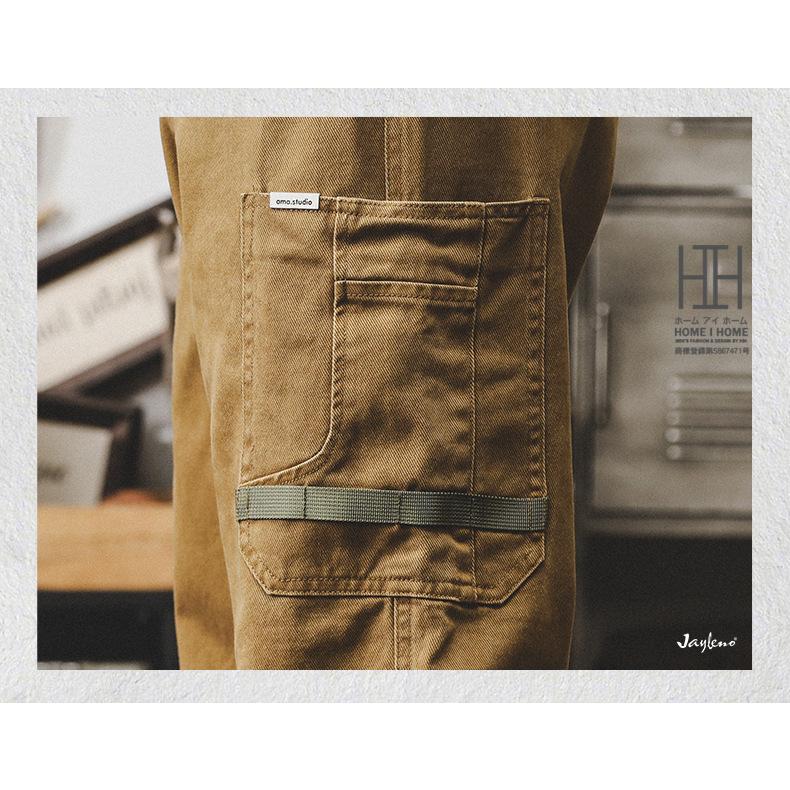 OUTDOOR カーゴパンツ メンズ チノパン チノパンツ アウトドア 6ポケット デザイン 作業着 ストレート 綿100 ゆったり メンズパンツ ワイド ロング ミリタリー | ホームアイホーム | 11