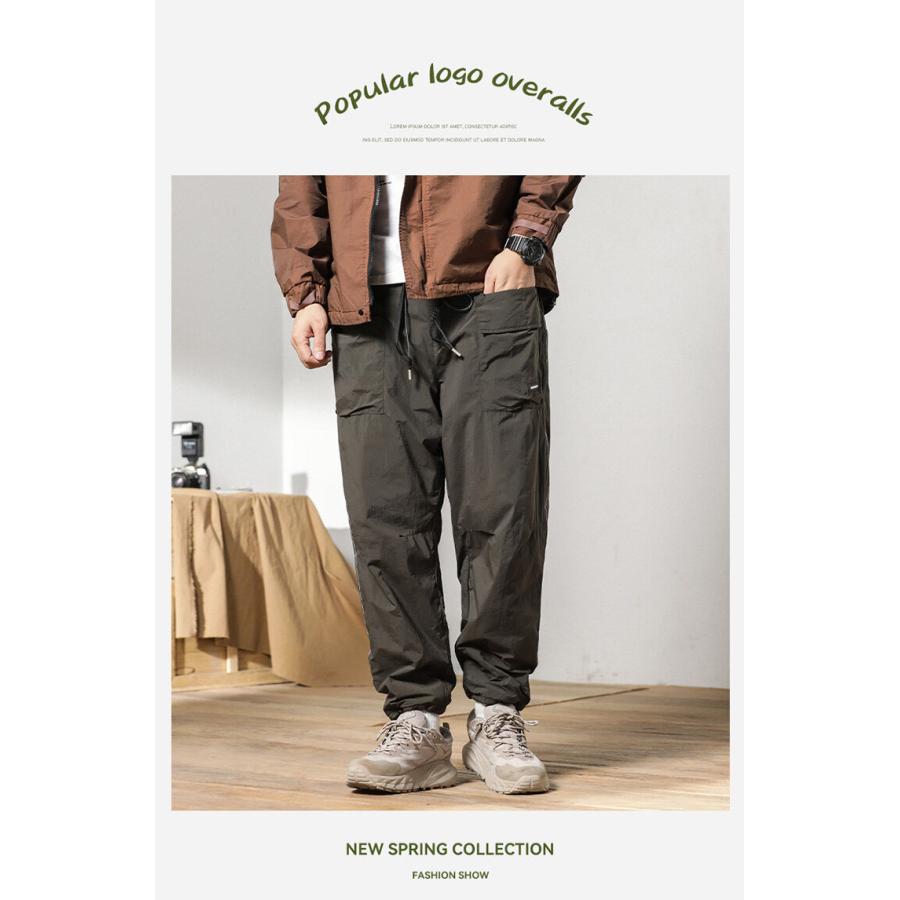 裏ボアパンツ メンズ 防寒対策 防風 ワークパンツ ウエストゴム 裾ドローコード付き 楽々 冬服 裏起毛 温もり ボトム 男性 | ホームアイホーム | 04