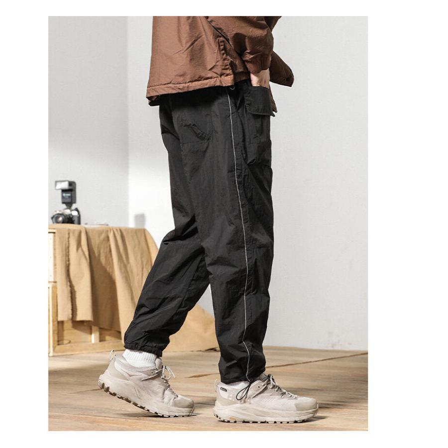 裏ボアパンツ メンズ 防寒対策 防風 ワークパンツ ウエストゴム 裾ドローコード付き 楽々 冬服 裏起毛 温もり ボトム 男性 | ホームアイホーム | 05