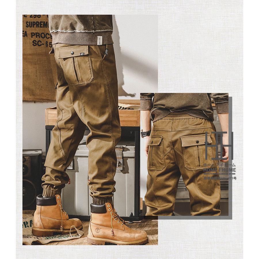 ジョガーカーゴ カーゴパンツ メンズ 綿パン ストレッチ 春 秋 冬 ポケット カジュアル 人気 おしゃれ ウエストゴム アウトドア オフィス ジョガーカーゴパンツ | ホームアイホーム | 10