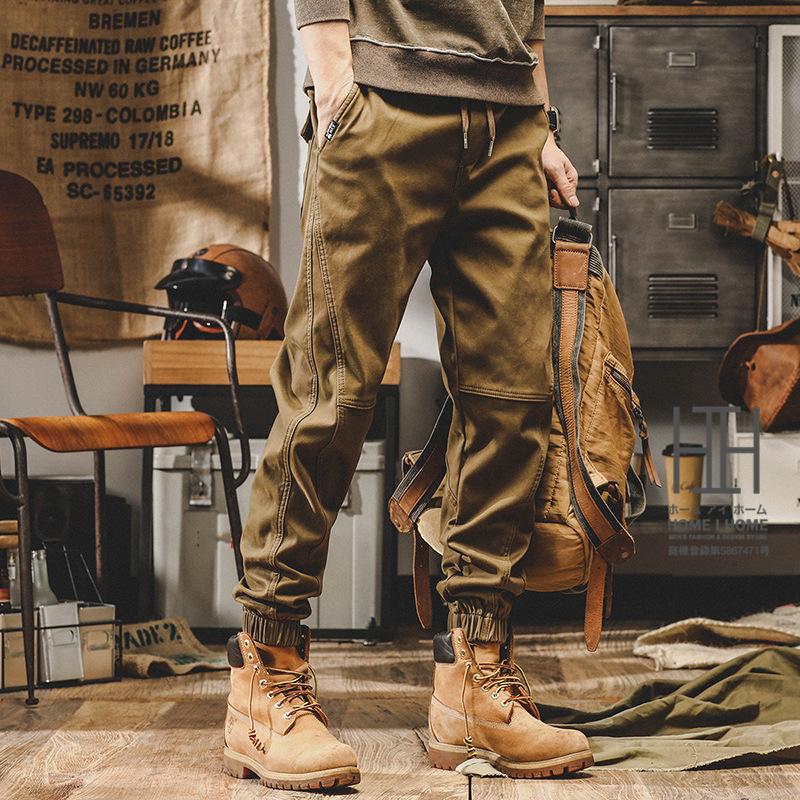 ジョガーカーゴ カーゴパンツ メンズ 綿パン ストレッチ 春 秋 冬 ポケット カジュアル 人気 おしゃれ ウエストゴム アウトドア オフィス ジョガーカーゴパンツ | ホームアイホーム | 03