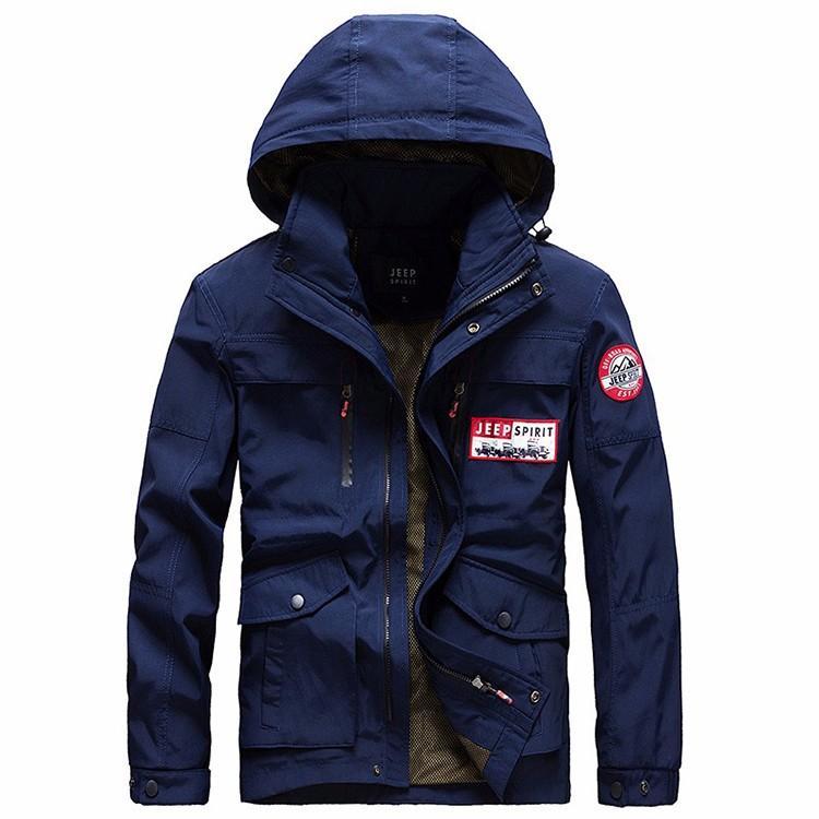 マウンテンパーカー メンズ フード付き ミリタリー系 フード取り外し可能 マンパー シンプル ミリタリージャケット | ホームアイホーム | 02