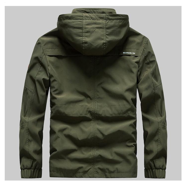 マウンテンパーカー メンズ フード付き ミリタリー系 フード取り外し可能 マンパー シンプル ミリタリージャケット | ホームアイホーム | 05