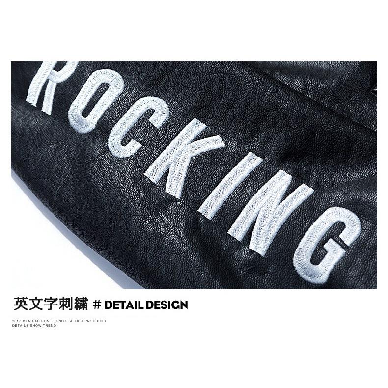 革ジャン メンズ ライダース 裏ボア PU フェイクファー 暖かい ジャケット 暖かい 秋冬アウター | ホームアイホーム | 09