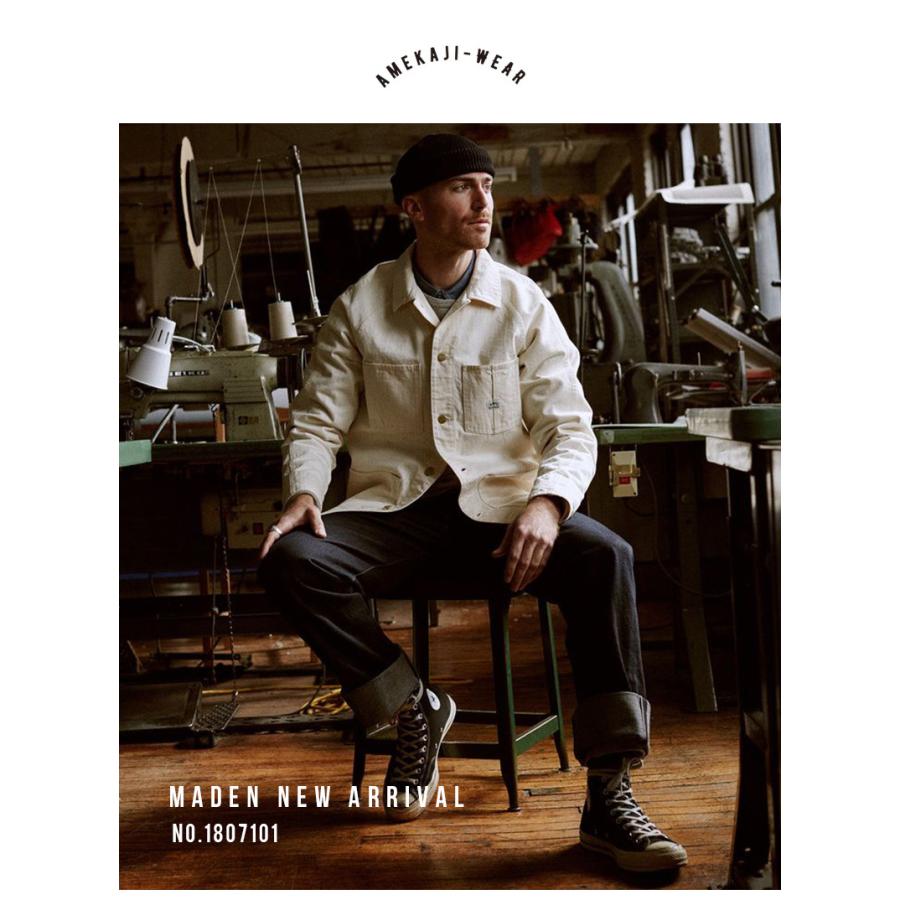 デニムジャケット デニム ジャケット メンズ 13.5oz DENIM ベージュ Gジャン ジージャン カバーオール おしゃれ 綿100 春 秋 冬 アウター ブルゾン 大きいサイズ | ホームアイホーム | 02