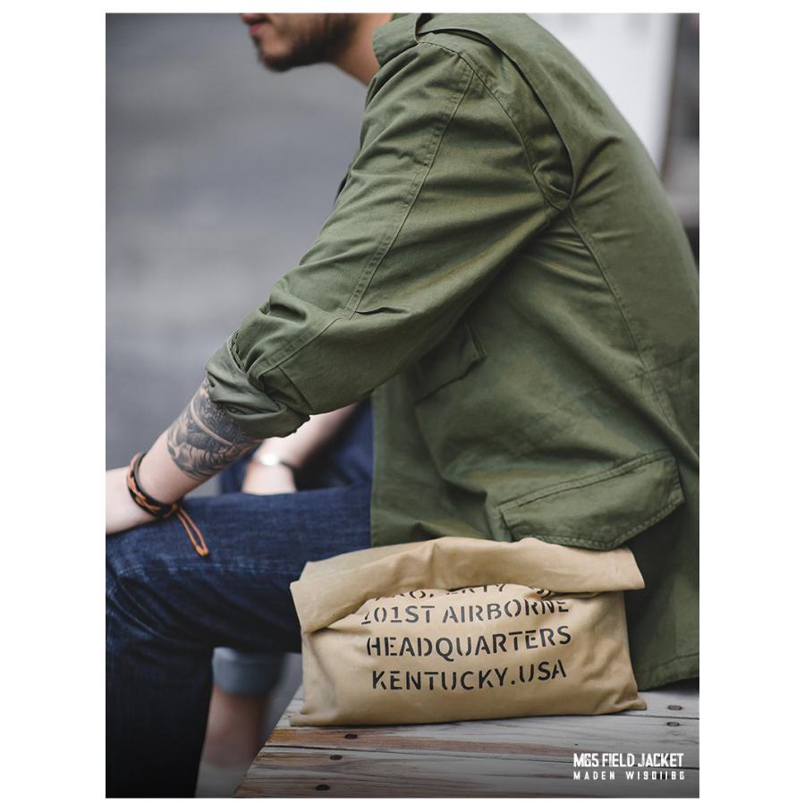 ミリタリージャケット M65 メンズ フィールドジャケット 綿 ワーク ミリタリー ジャケット アメカジ ジャンパー ブルゾン アウター 秋冬 春 アウトドア キャンプ | ホームアイホーム | 14