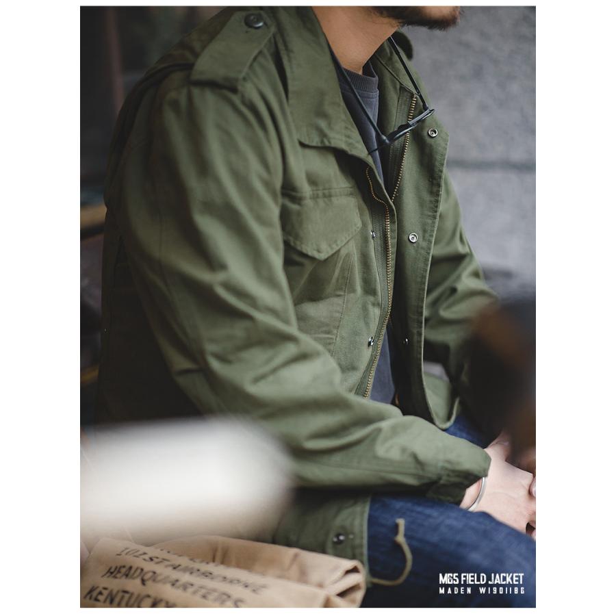 ミリタリージャケット M65 メンズ フィールドジャケット 綿 ワーク ミリタリー ジャケット アメカジ ジャンパー ブルゾン アウター 秋冬 春 アウトドア キャンプ | ホームアイホーム | 15