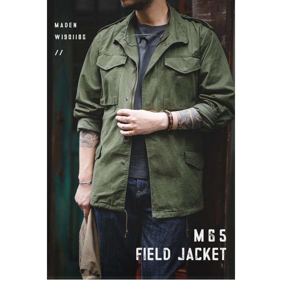 ミリタリージャケット M65 メンズ フィールドジャケット 綿 ワーク ミリタリー ジャケット アメカジ ジャンパー ブルゾン アウター 秋冬 春 アウトドア キャンプ | ホームアイホーム | 16