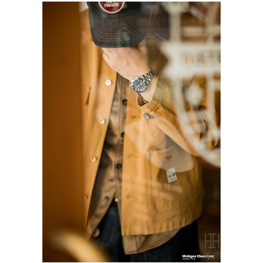 モッズコート ミシガンコート ワークジャケット メンズ おしゃれ 大きいサイズ 多ポケット 機能性 コーデュロイ襟 アメカジ キャンバス ヴィンテージ 秋冬 作業 | ホームアイホーム | 14