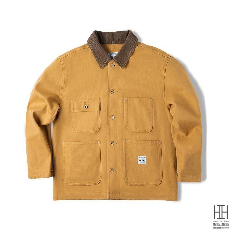 モッズコート ミシガンコート ワークジャケット メンズ おしゃれ 大きいサイズ 多ポケット 機能性 コーデュロイ襟 アメカジ キャンバス ヴィンテージ 秋冬 作業 | ホームアイホーム | 18