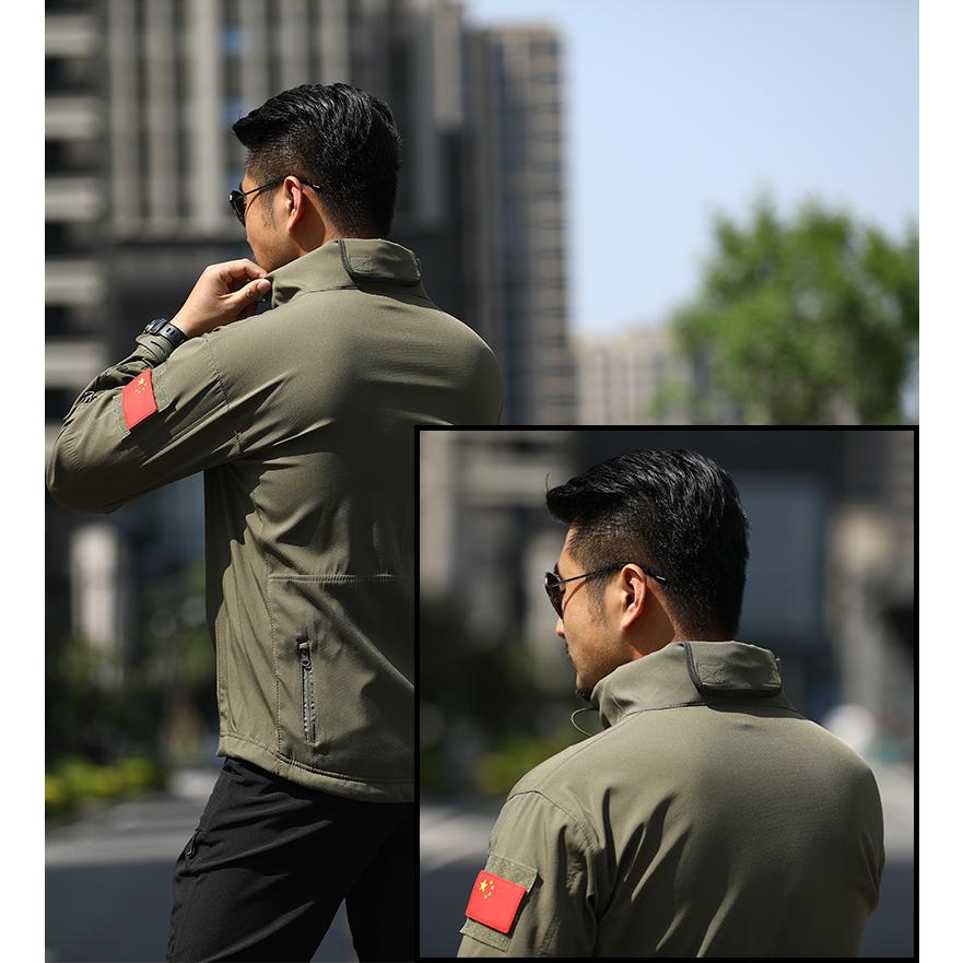 サバゲージャケット ブルゾン メンズ ミリタリーコート 無地 カモフラ 迷彩柄 フード付き 撥水加工 防寒 防風 作業 登山 アウトドアマウンテンパーカー | ホームアイホーム | 15