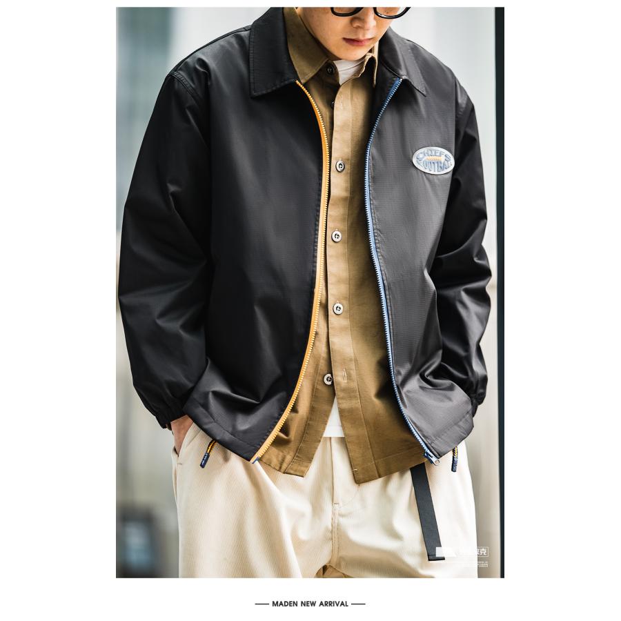 コーチジャケット メンズ レディース ナイロンジャケット オーバーサイズ 大きいサイズ ワンポイント おしゃれ 透湿 防水 撥水 防風 ミリタリー ブルゾン | ホームアイホーム | 16