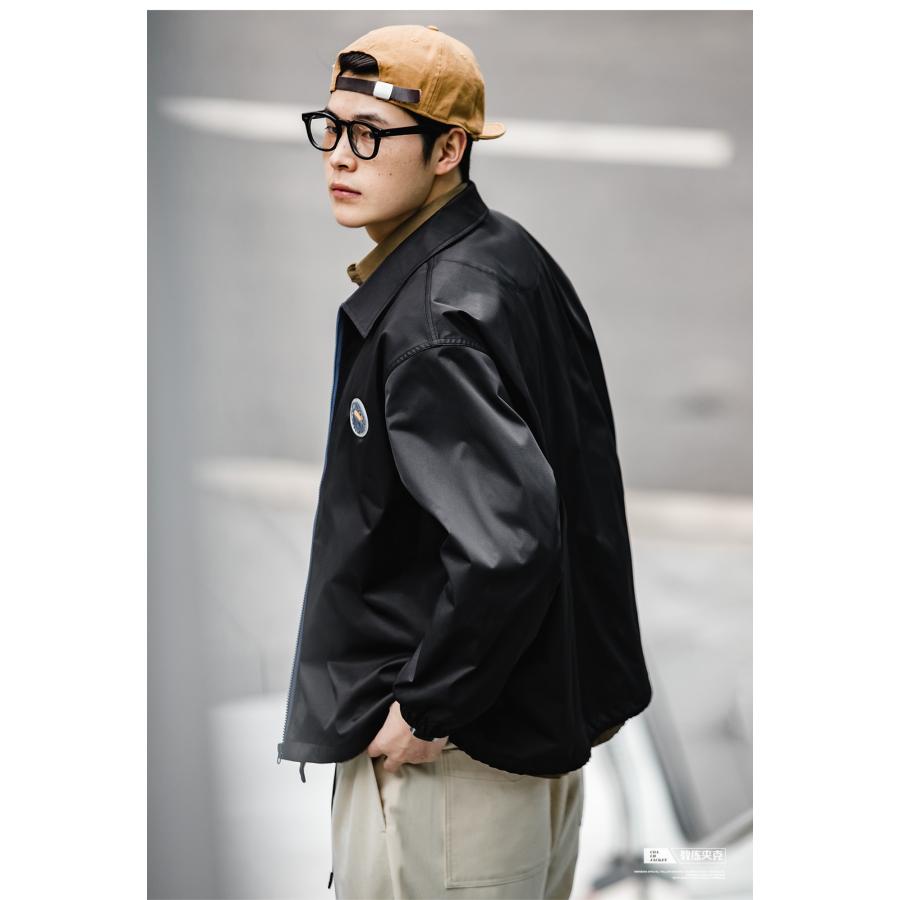 コーチジャケット メンズ レディース ナイロンジャケット オーバーサイズ 大きいサイズ ワンポイント おしゃれ 透湿 防水 撥水 防風 ミリタリー ブルゾン | ホームアイホーム | 18