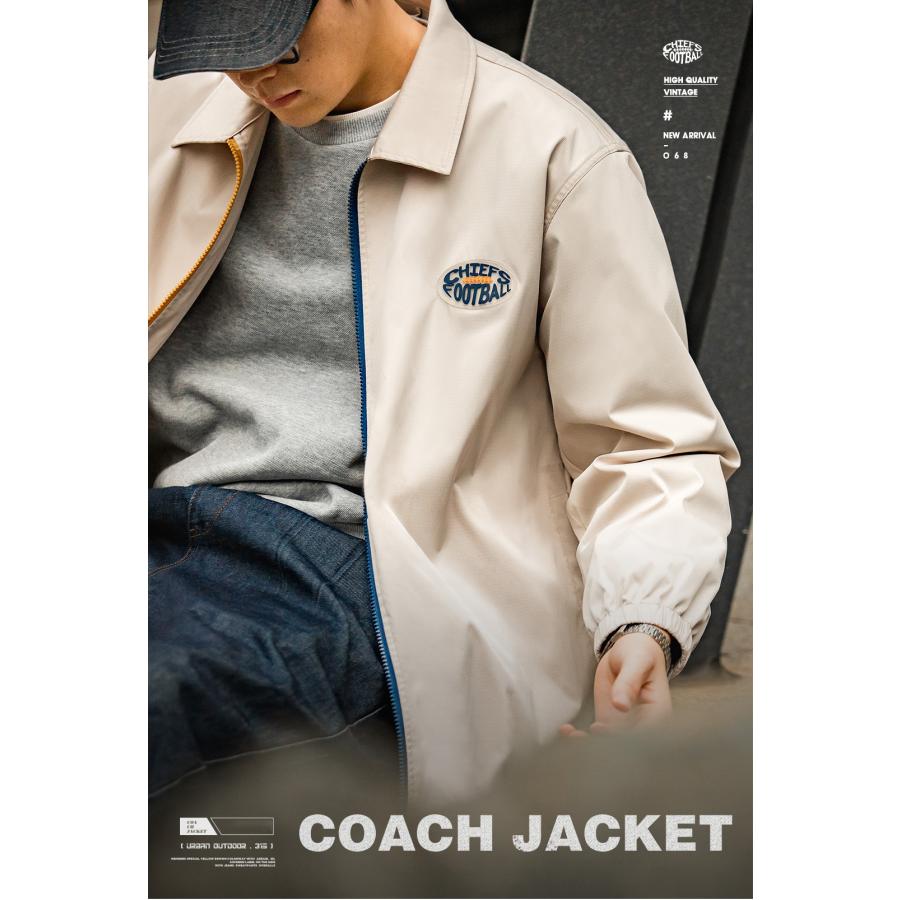 コーチジャケット メンズ レディース ナイロンジャケット オーバーサイズ 大きいサイズ ワンポイント おしゃれ 透湿 防水 撥水 防風 ミリタリー ブルゾン | ホームアイホーム | 03