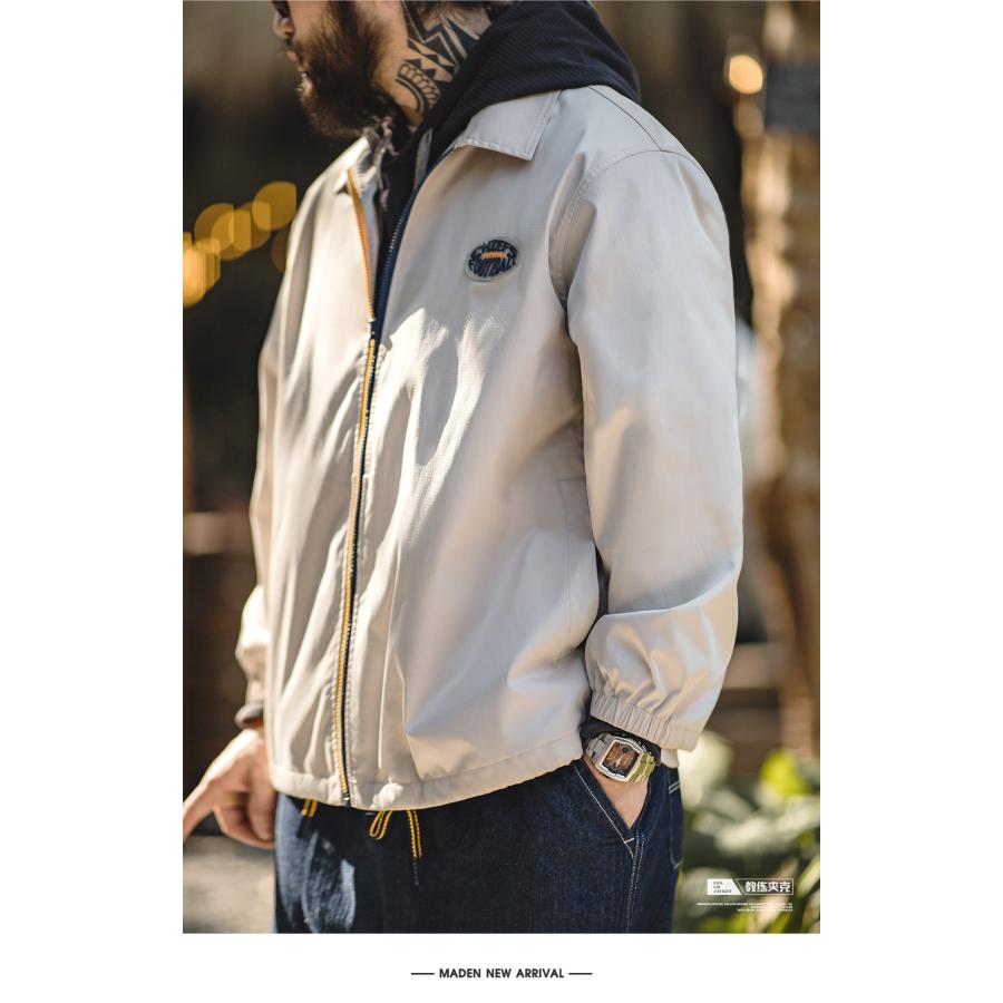 コーチジャケット メンズ レディース ナイロンジャケット オーバーサイズ 大きいサイズ ワンポイント おしゃれ 透湿 防水 撥水 防風 ミリタリー ブルゾン | ホームアイホーム | 11