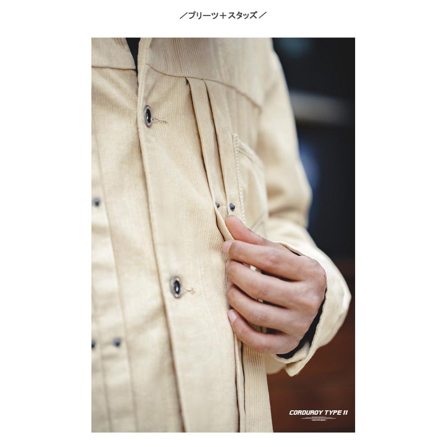 コーデュロイジャケット シャツジャケット カバーオールジャケット メンズ ワーク typeII JACKET アメカジ 大きいサイズ コール天 ジャンパー 暖か 秋 冬 | ホームアイホーム | 13