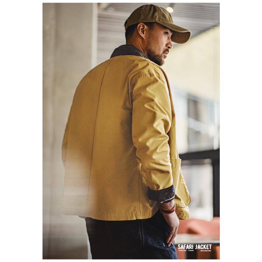 サファリジャケット メンズ ワークジャケット コーデュロイ 切り替え 綿100 大きいサイズ ミリタリージャケット デザイン アメカジ アウトドア ポケット お洒落 | ホームアイホーム | 11