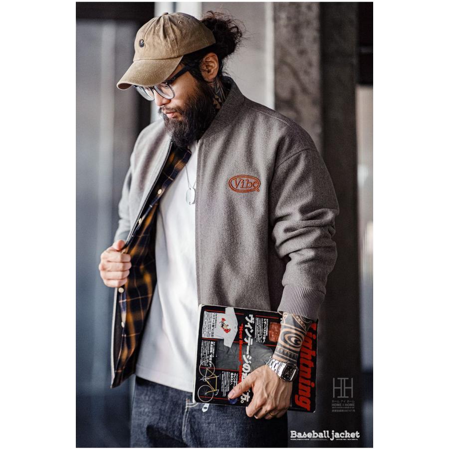 メルトンスタジャン スタジャン メンズ ジャケット スタジアムジャンパー ブルゾン ショート丈 アウター おしゃれ スタジアムジャケット MA-1 MA1 暖かい 防寒 | ホームアイホーム | 14