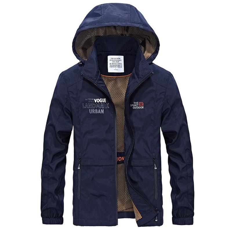 ジップアップパーカー メンズ メッシュ フード取り外せる 通気 保温 防風 アウター マウンテンパーカー | ホームアイホーム | 03