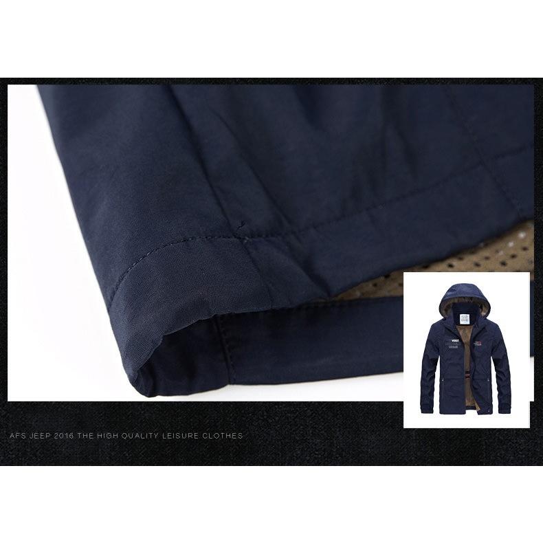 ジップアップパーカー メンズ メッシュ フード取り外せる 通気 保温 防風 アウター マウンテンパーカー | ホームアイホーム | 09