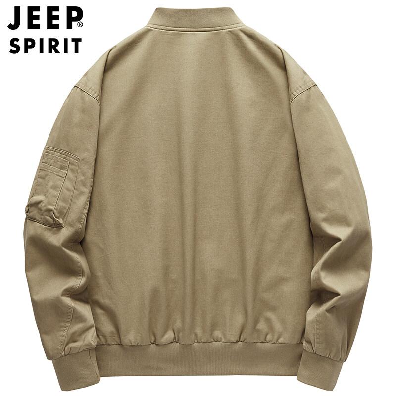 ミリタリージャケット ビッグポケット 綿生地 ワッペン ソフト ジップ留め 高品質 ロゴ ジャンパー メンズ 防寒 保温 アウトドア | ホームアイホーム | 04