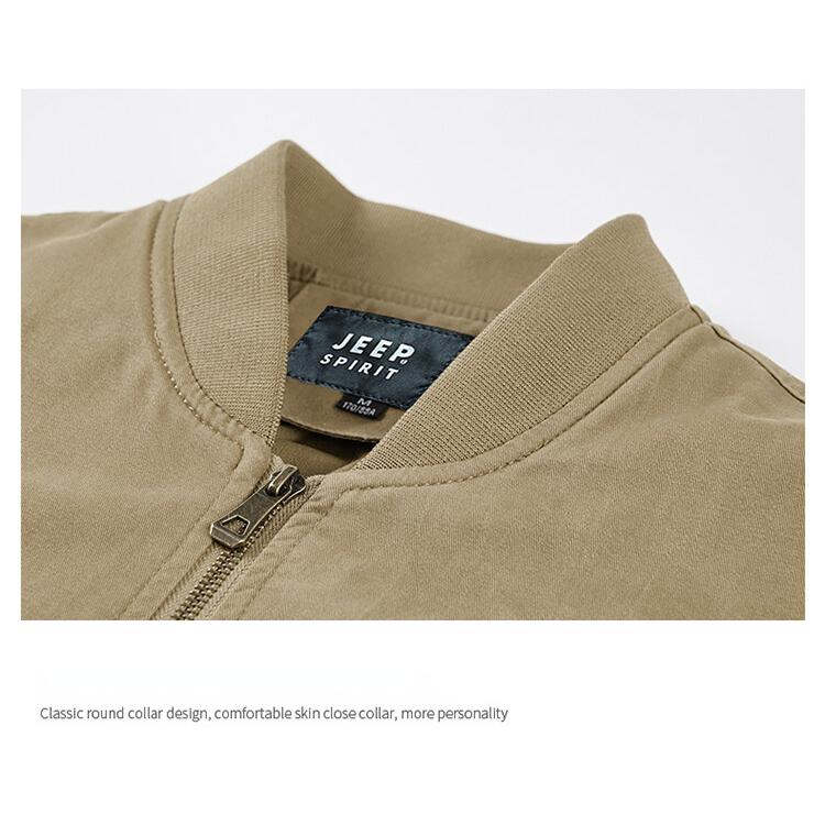 ミリタリージャケット ビッグポケット 綿生地 ワッペン ソフト ジップ留め 高品質 ロゴ ジャンパー メンズ 防寒 保温 アウトドア | ホームアイホーム | 06