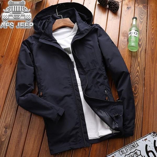 ジップアップパーカー メンズ ストレッチ フード取り外せる 柔らかい 保温 防風 ジャケット アウター マウンテンパーカー 秋冬 | ホームアイホーム | 07