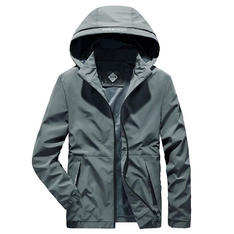 マウンテンパーカー メンズ フード取り外し可能 フード付き 止水ファスナー シンプル マンパー アウトドア | ホームアイホーム | 02