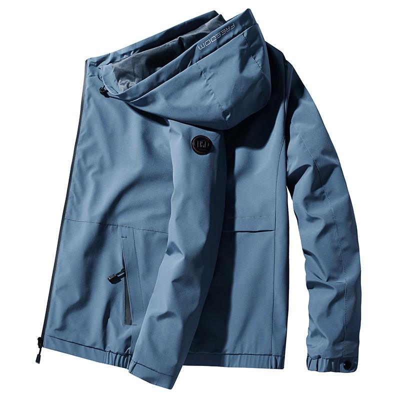 マウンテンパーカー メンズ フード取り外し可能 フード付き 止水ファスナー シンプル マンパー アウトドア | ホームアイホーム | 04