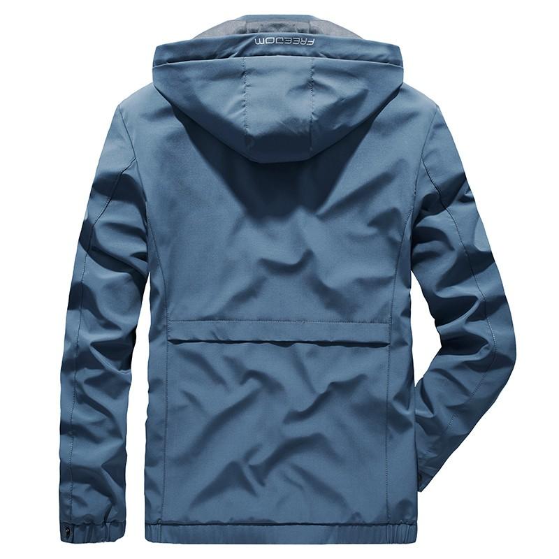 マウンテンパーカー メンズ フード取り外し可能 フード付き 止水ファスナー シンプル マンパー アウトドア | ホームアイホーム | 06