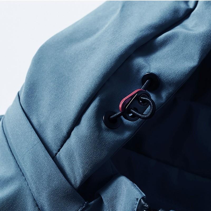 マウンテンパーカー メンズ フード取り外し可能 フード付き 止水ファスナー シンプル マンパー アウトドア | ホームアイホーム | 09