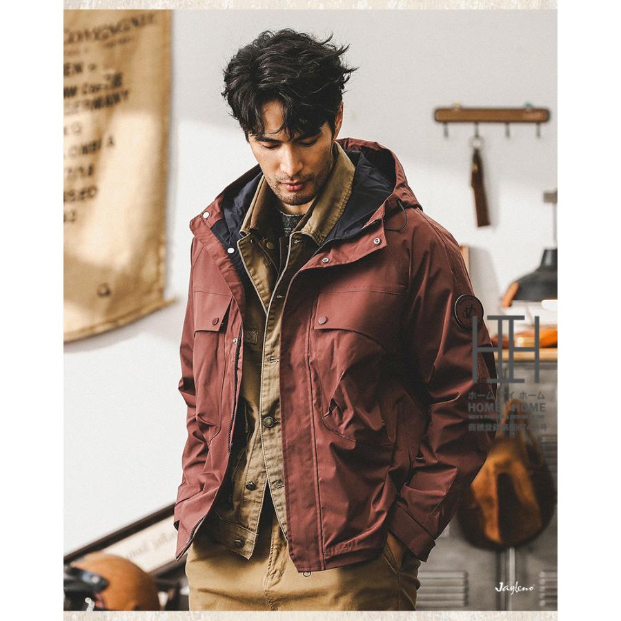 マウンテン マウンテンパーカー ジャケット アウター メンズ アウトドア 防風 撥水 ウインドブレーカー ゴルフウェア 秋冬 春秋 秋服 トレッキング 大きいサイズ | ホームアイホーム | 12