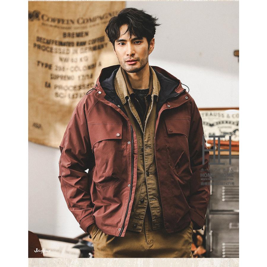 マウンテン マウンテンパーカー ジャケット アウター メンズ アウトドア 防風 撥水 ウインドブレーカー ゴルフウェア 秋冬 春秋 秋服 トレッキング 大きいサイズ | ホームアイホーム | 14