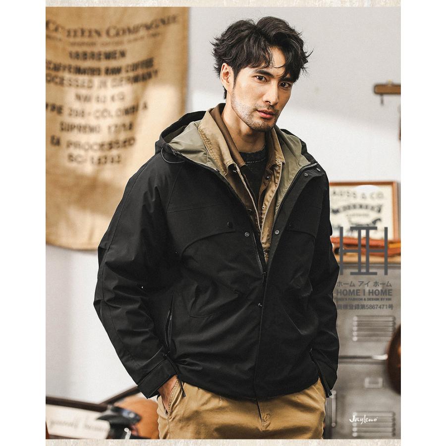 マウンテン マウンテンパーカー ジャケット アウター メンズ アウトドア 防風 撥水 ウインドブレーカー ゴルフウェア 秋冬 春秋 秋服 トレッキング 大きいサイズ | ホームアイホーム | 15