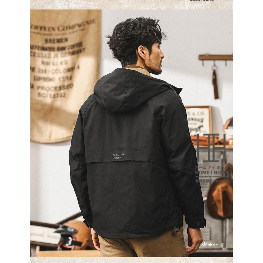 マウンテン マウンテンパーカー ジャケット アウター メンズ アウトドア 防風 撥水 ウインドブレーカー ゴルフウェア 秋冬 春秋 秋服 トレッキング 大きいサイズ | ホームアイホーム | 17