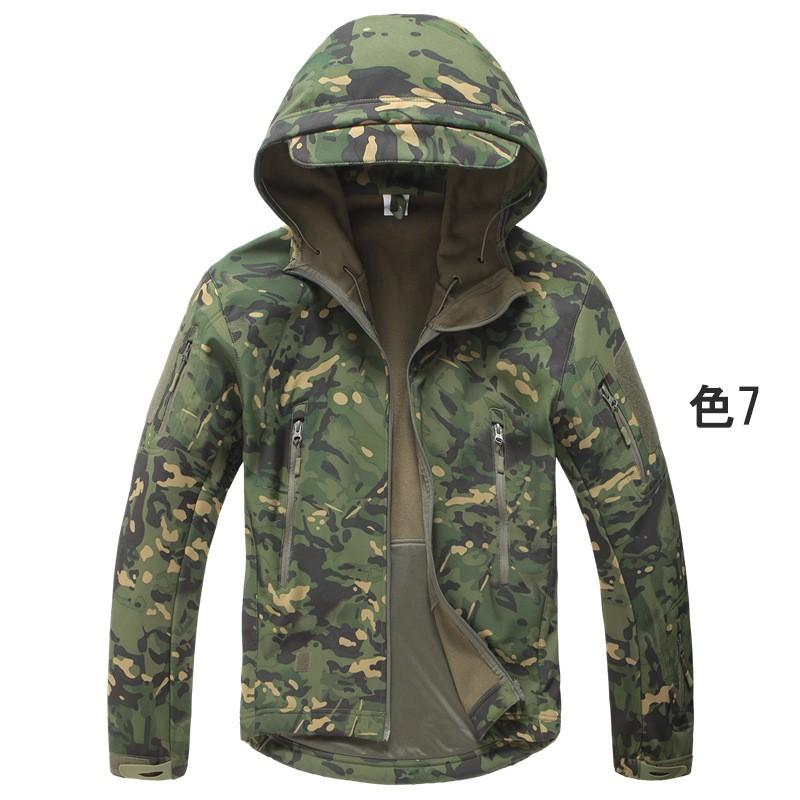 マウンテンジャケット メンズ 迷彩 無地 ミリタリージャケット 12色展開 裏起毛 保温 アウトドア | ホームアイホーム | 14