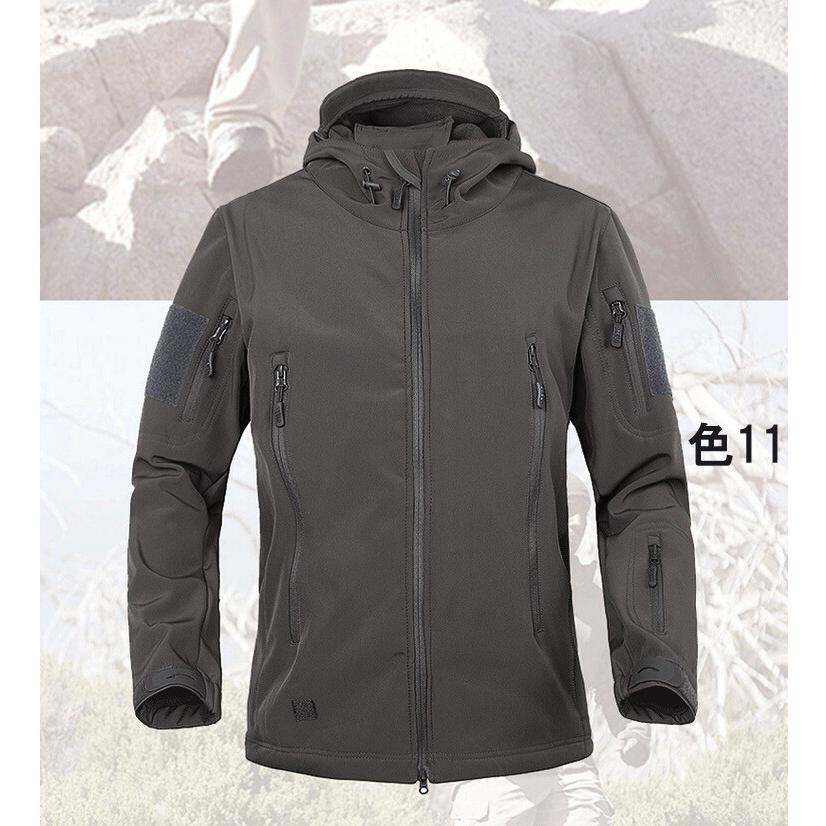 マウンテンジャケット メンズ 迷彩 無地 ミリタリージャケット 12色展開 裏起毛 保温 アウトドア | ホームアイホーム | 18