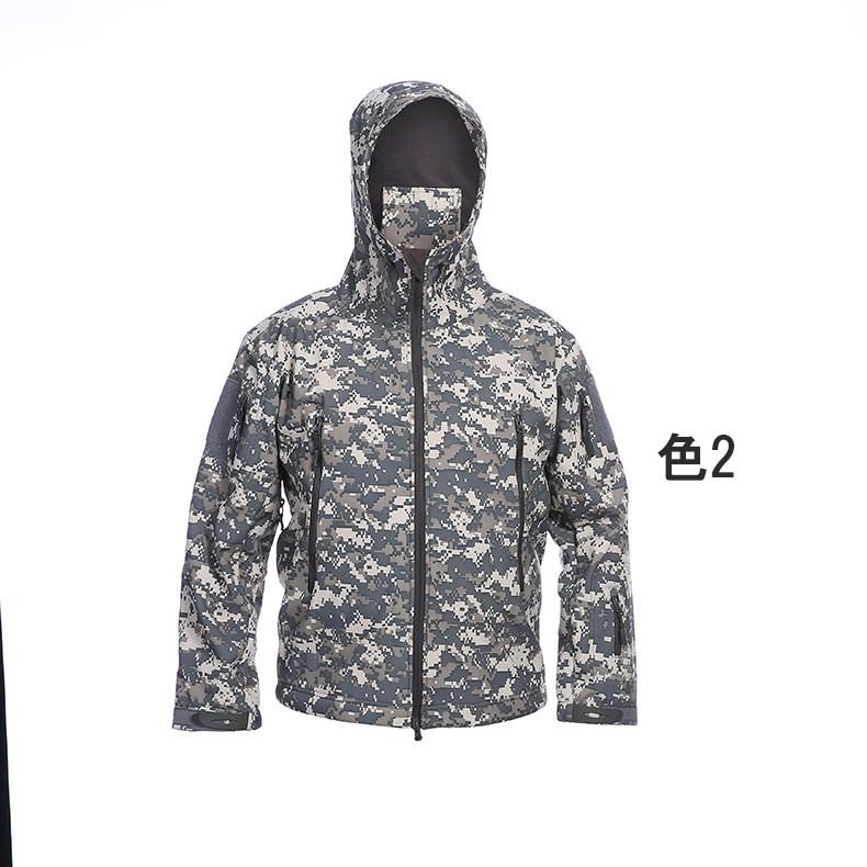 マウンテンジャケット メンズ 迷彩 無地 ミリタリージャケット 12色展開 裏起毛 保温 アウトドア | ホームアイホーム | 09