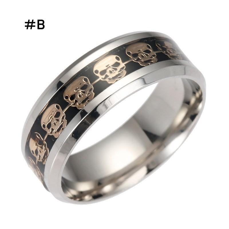 スカル リング メタルリング メンズ シンプル 指輪 アクセサリー ハロウィン | ホームアイホーム | 03