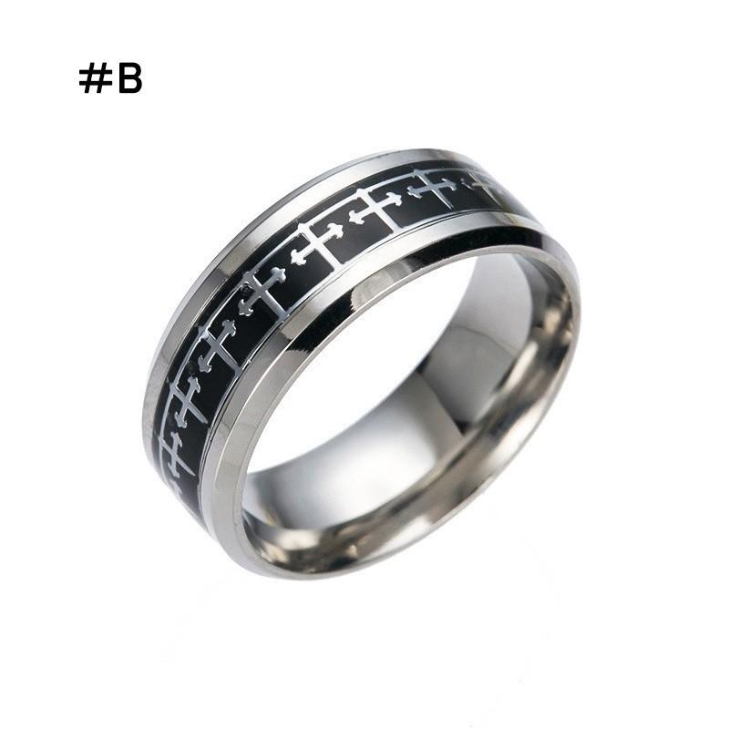 リング 英文字 メタルリング メンズ シンプル 指輪 アクセサリー | ホームアイホーム | 02