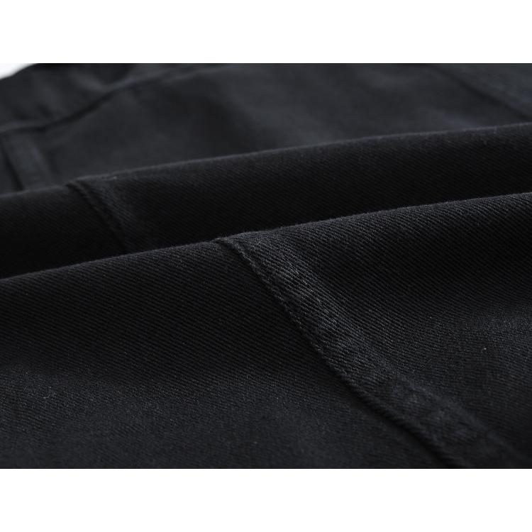 デニムベスト 白ベスト カップルウエア Gジャン 街着 カジュアル ストリート オシャレ ユニセックス Mブラック | ホームアイホーム | 12