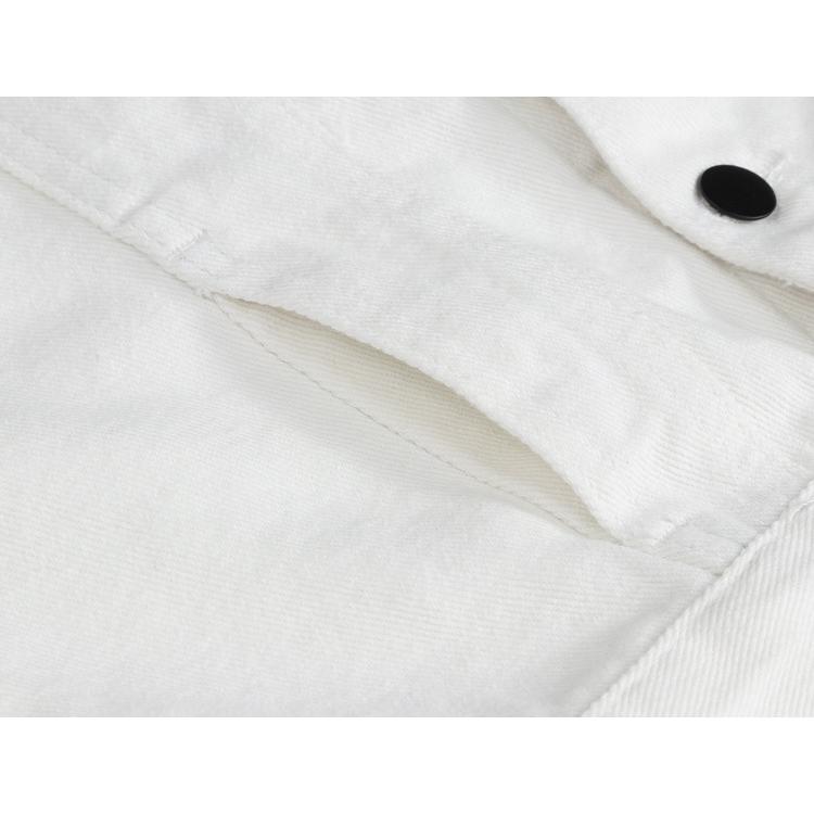 デニムベスト 白ベスト カップルウエア Gジャン 街着 カジュアル ストリート オシャレ ユニセックス Mブラック | ホームアイホーム | 16