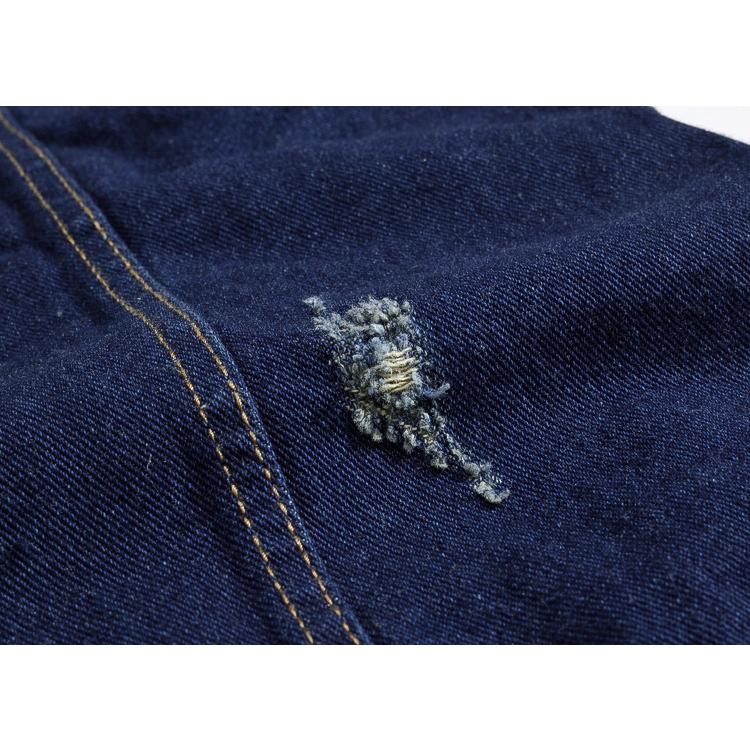 アメカジベスト スリム ワッペン デニムベスト 切りっぱなし お兄系 街着 羽織り ネイビー ビンテージ 男女兼用 | ホームアイホーム | 08