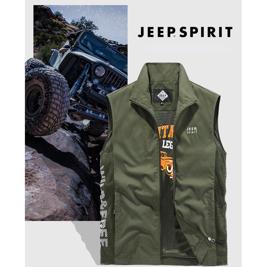 メッシュベスト メンズ 速乾 前開きベスト両サイドメッシュ ジレ スポーツ ポケット付き アウター アクティビティ アウトドア | ホームアイホーム | 10