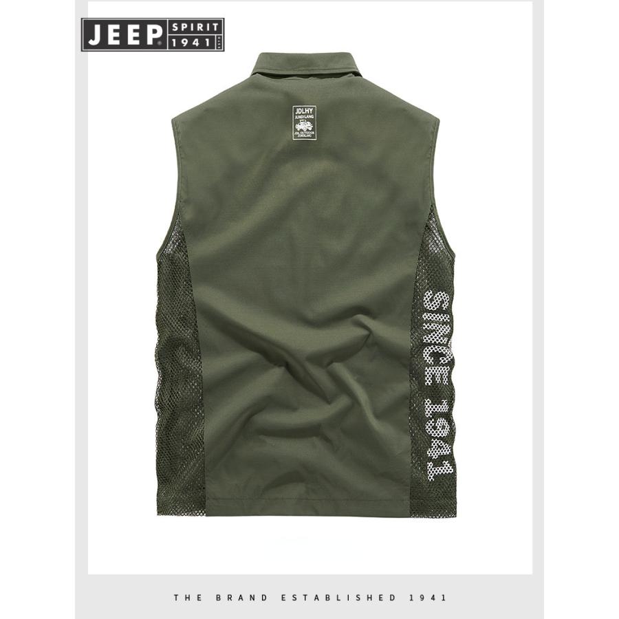 メッシュベスト メンズ 速乾 前開きベスト両サイドメッシュ ジレ スポーツ ポケット付き アウター アクティビティ アウトドア | ホームアイホーム | 12