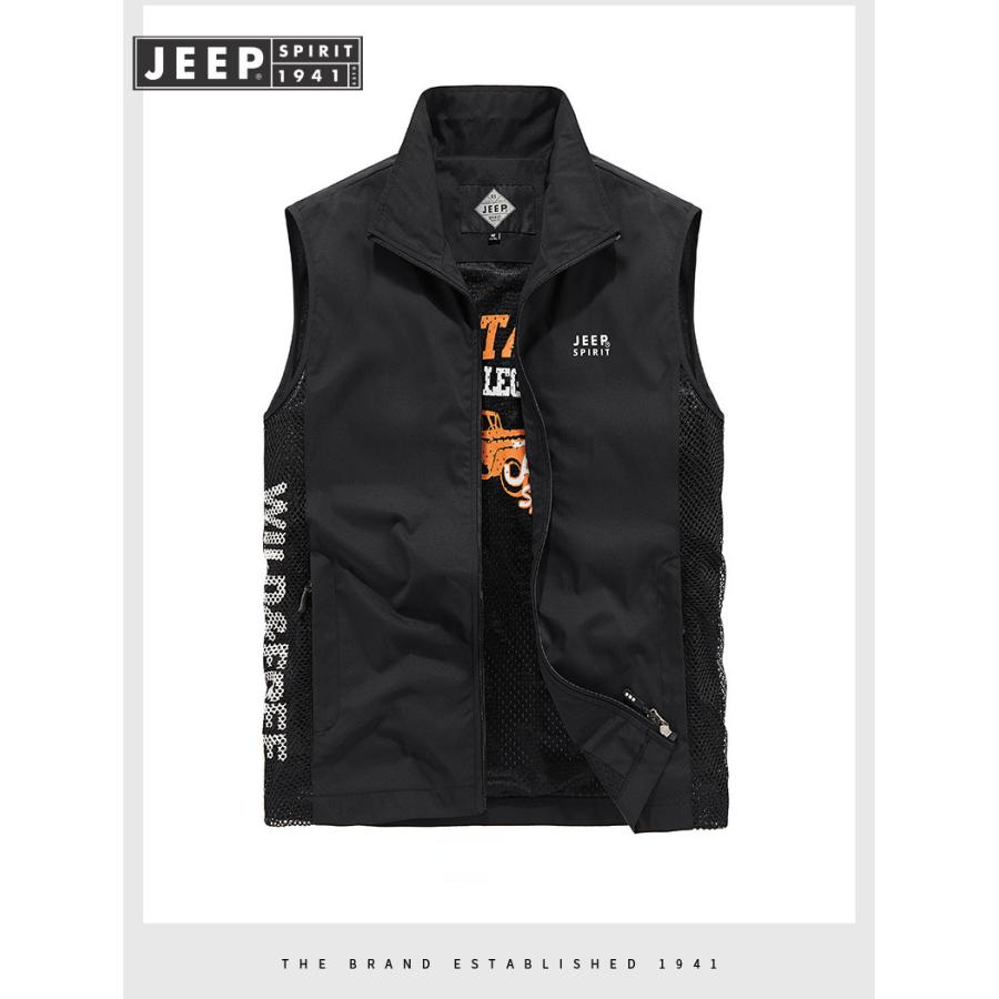 メッシュベスト メンズ 速乾 前開きベスト両サイドメッシュ ジレ スポーツ ポケット付き アウター アクティビティ アウトドア | ホームアイホーム | 15