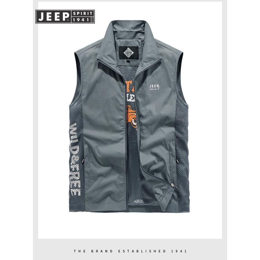 メッシュベスト メンズ 速乾 前開きベスト両サイドメッシュ ジレ スポーツ ポケット付き アウター アクティビティ アウトドア | ホームアイホーム | 16