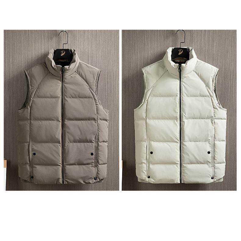 ダウンベスト 中綿ベスト メンズ ベスト 無地 防寒 キルティング 防風 カジュアル シンプル暖か 厚手 秋冬 ジャンパー ブルゾン | ホームアイホーム | 04