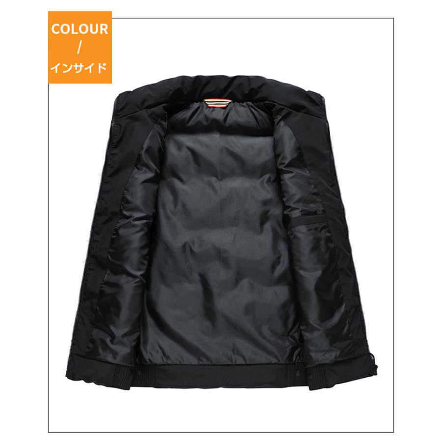 ダウンベスト 中綿ベスト メンズ ベスト 無地 防寒 キルティング 防風 カジュアル シンプル暖か 厚手 秋冬 ジャンパー ブルゾン | ホームアイホーム | 07